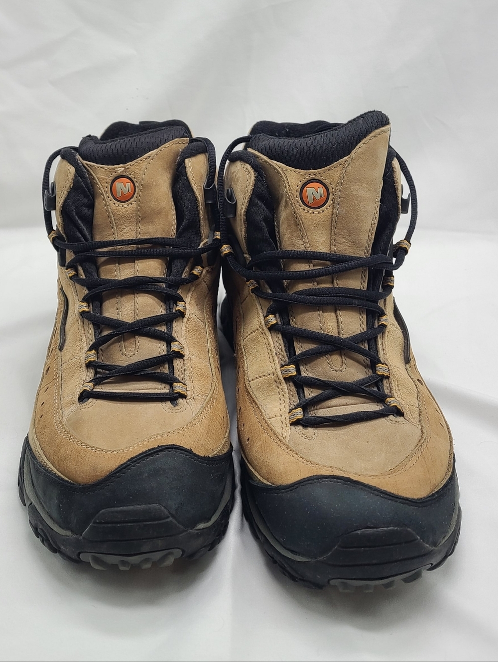 Merrell Pulse II Men's Mid Smoke Waterproof Performance Hiking Boots Size 11.5